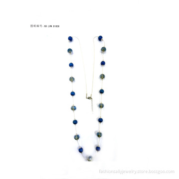 Hammered Metal Heart Linked Necklace Set Jewelry